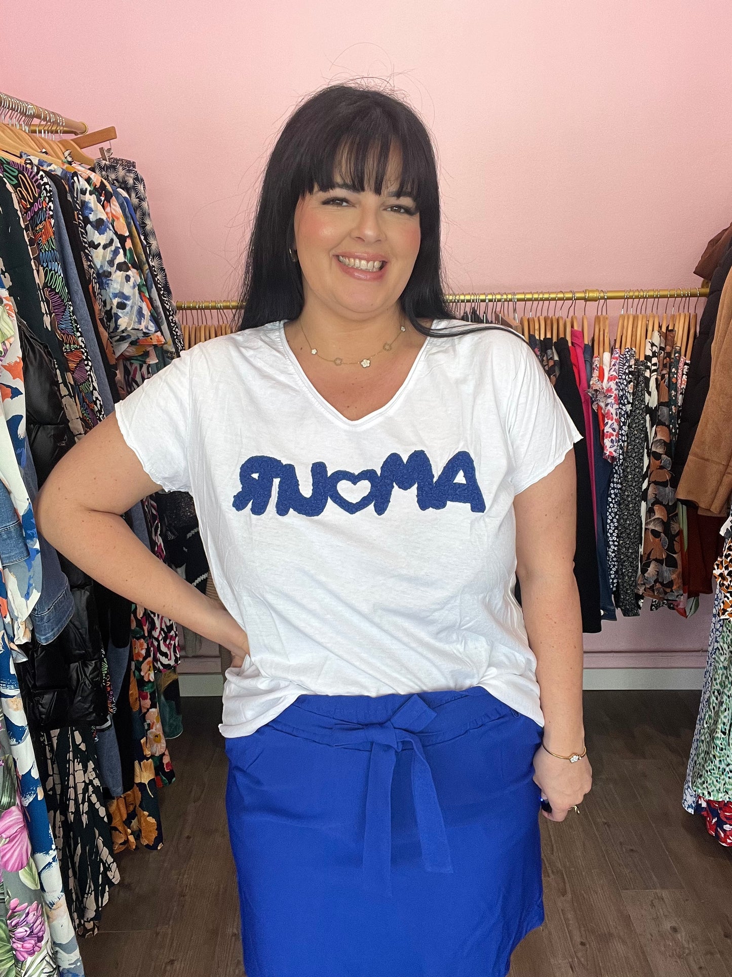 Tee Shirt Amour Bleu