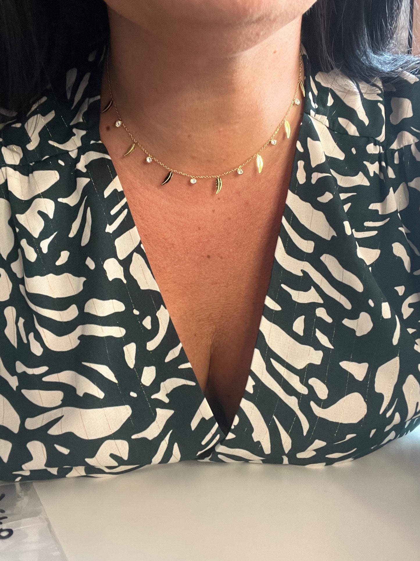 Collier Plumes