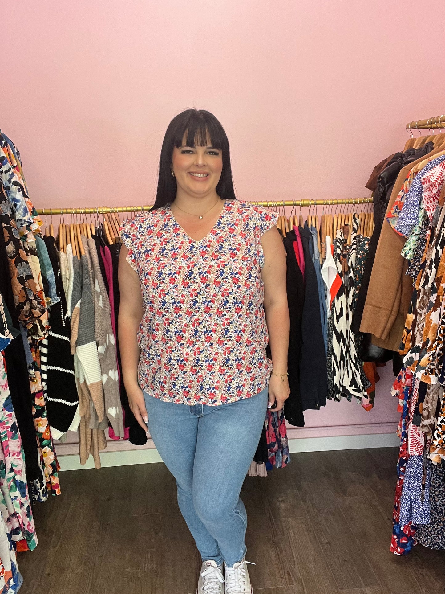 Blouse fleurie