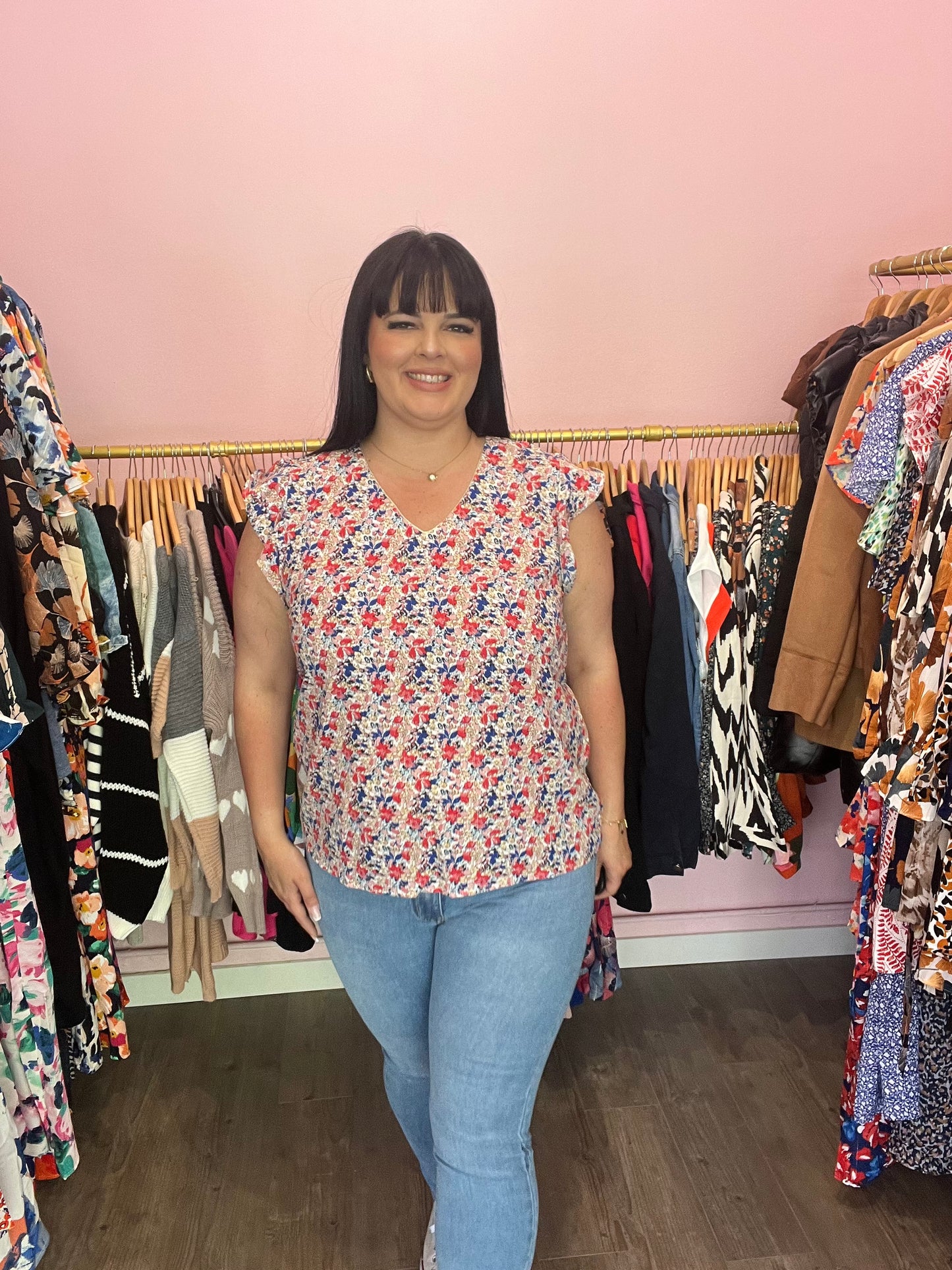 Blouse fleurie