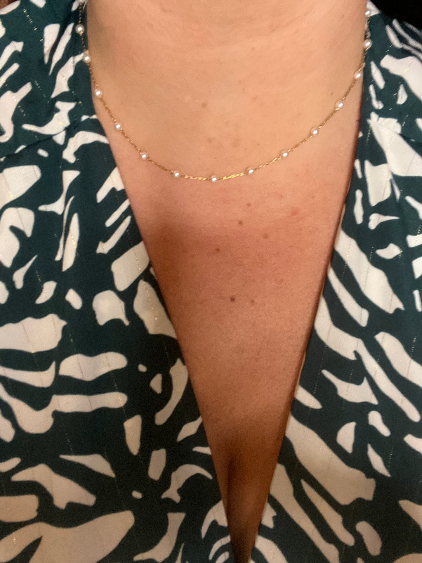 Collier perles Elena