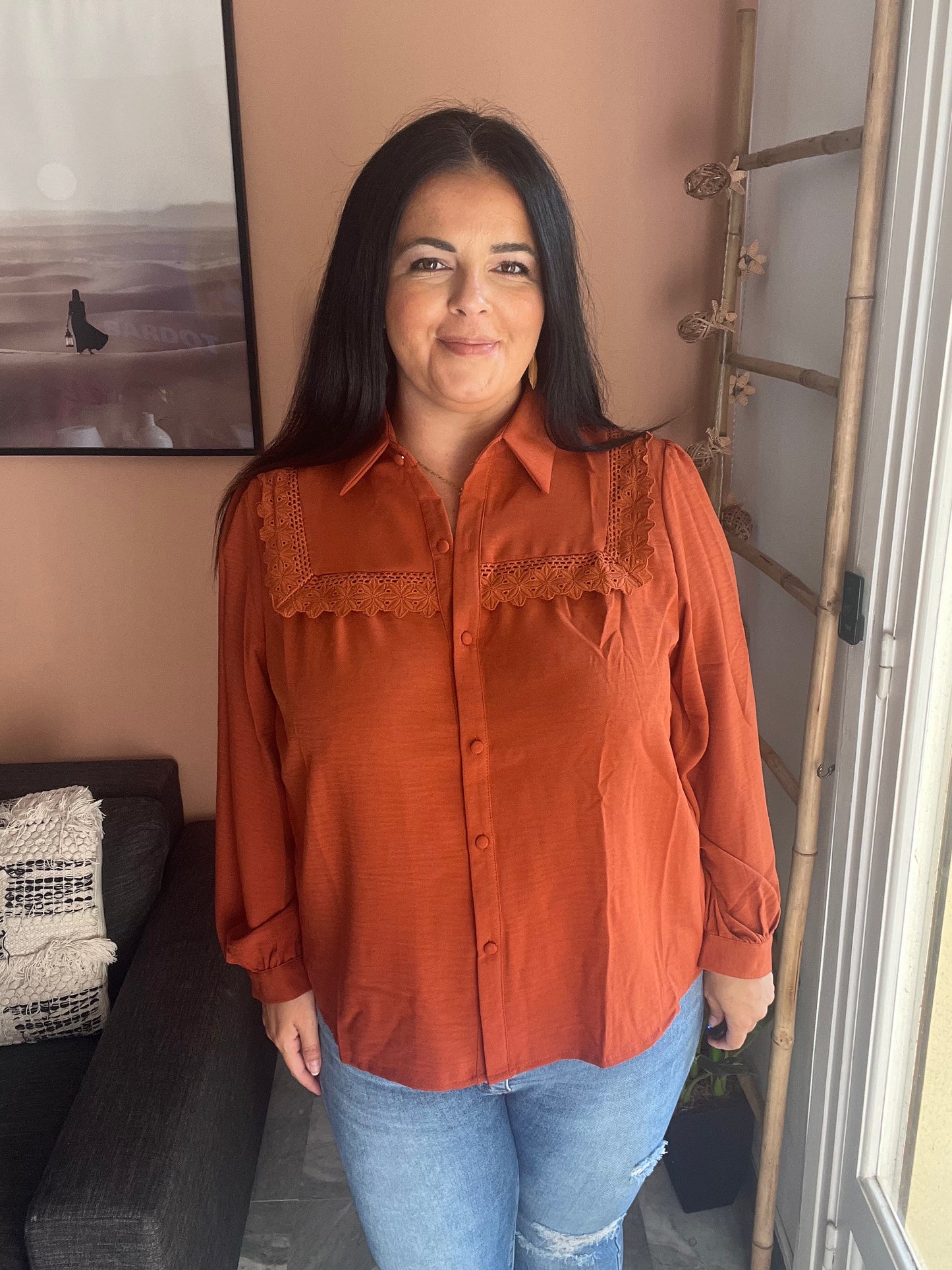 Chemise rouille