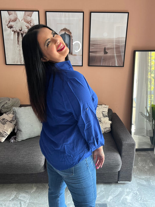Chemise bleue