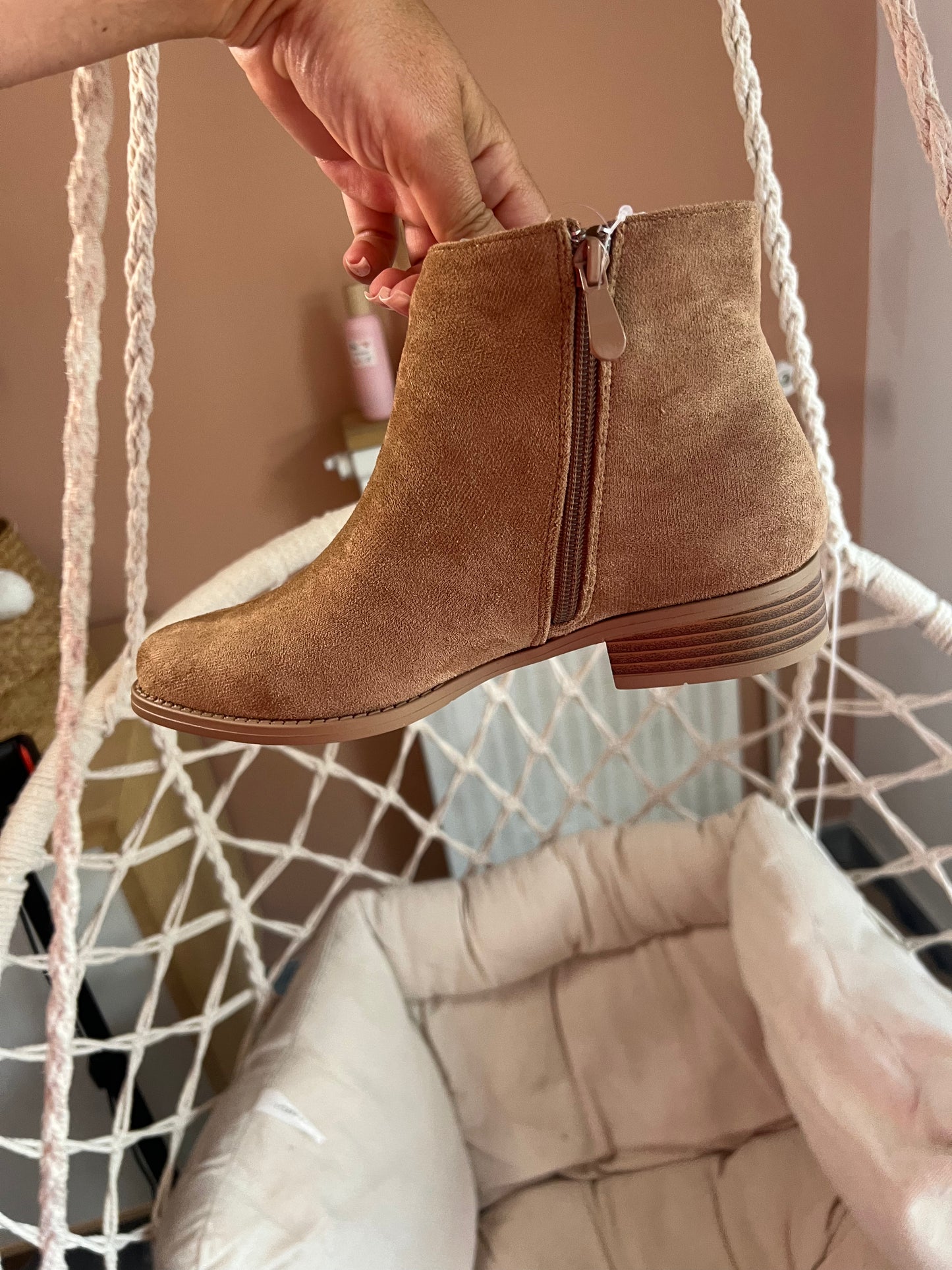 Bottines camel