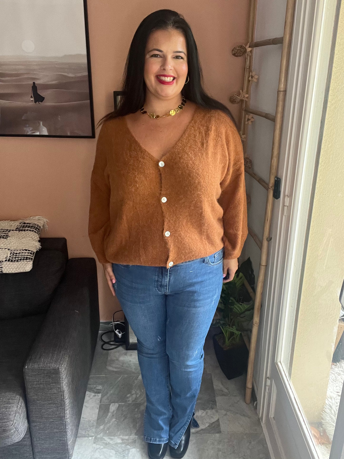 Gilet camel
