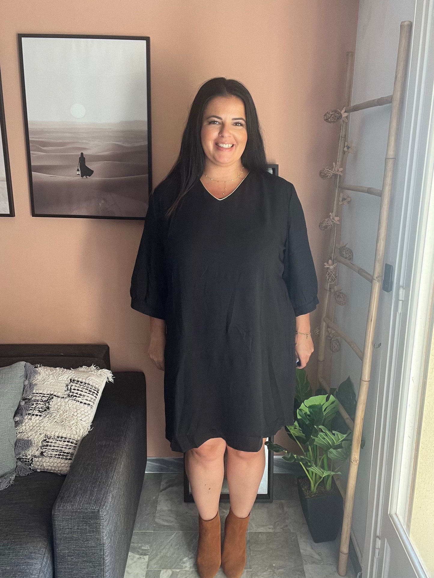Robe tunique noire