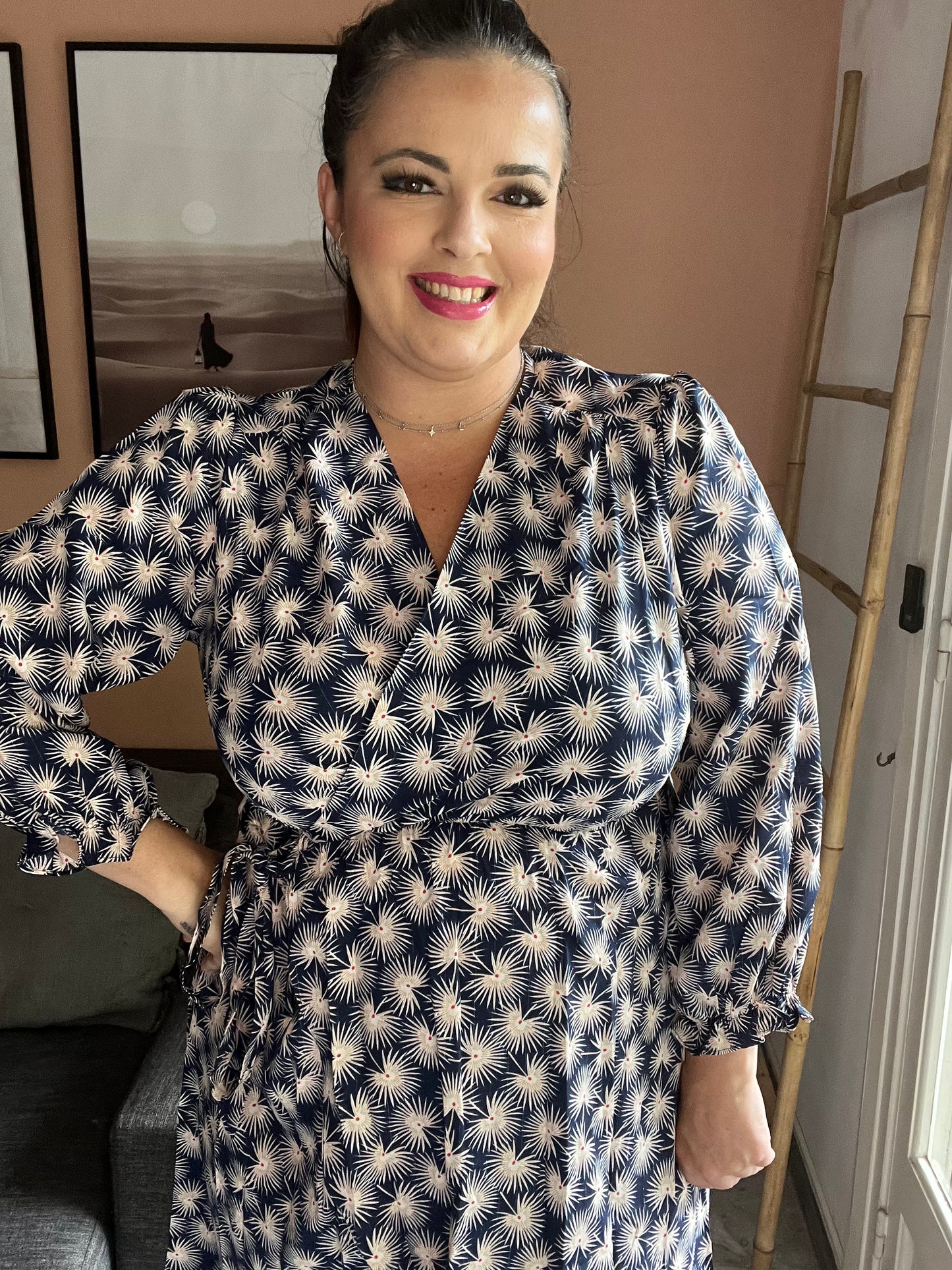 Robe Luna bleu marine