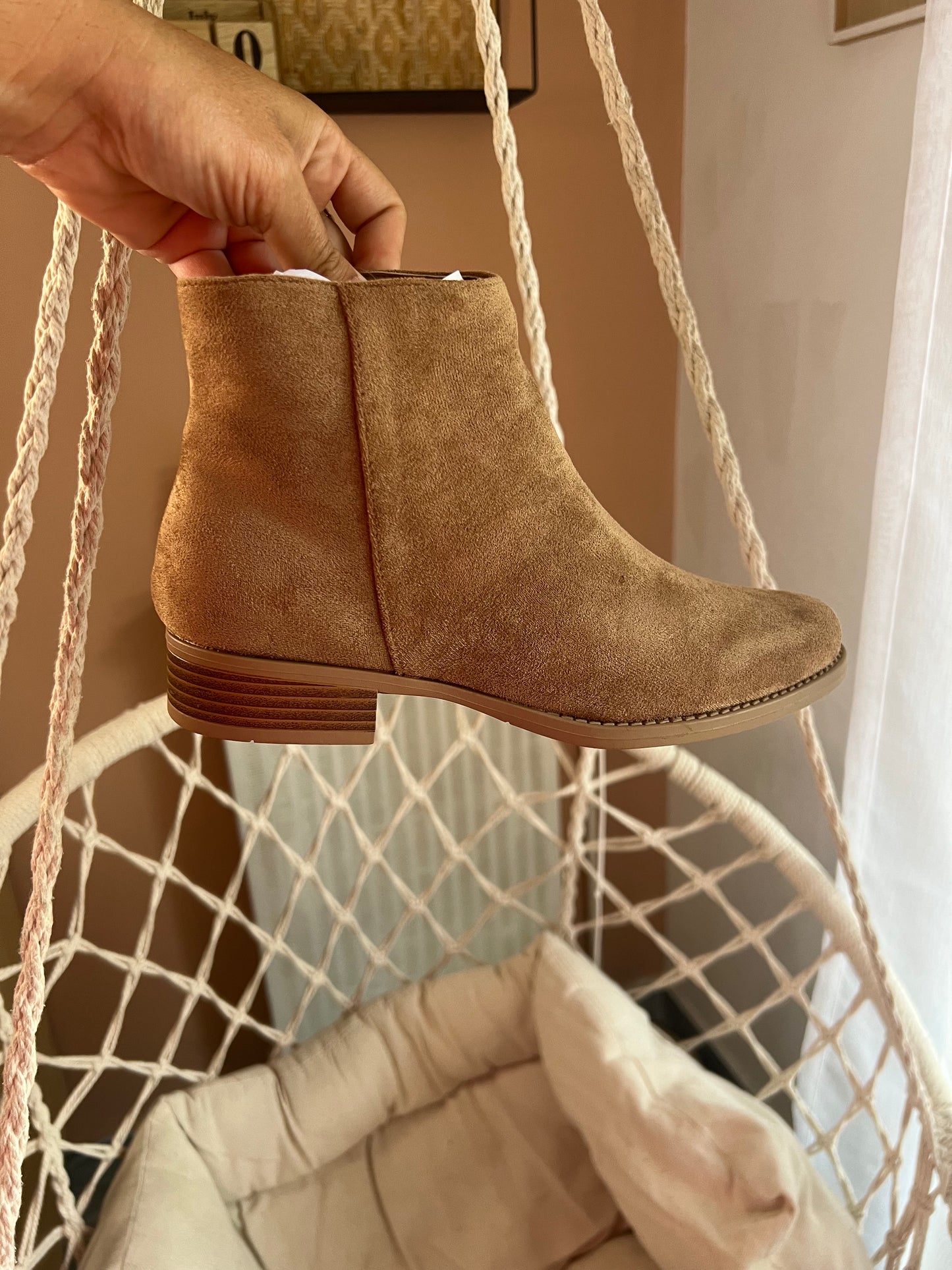 Bottines camel
