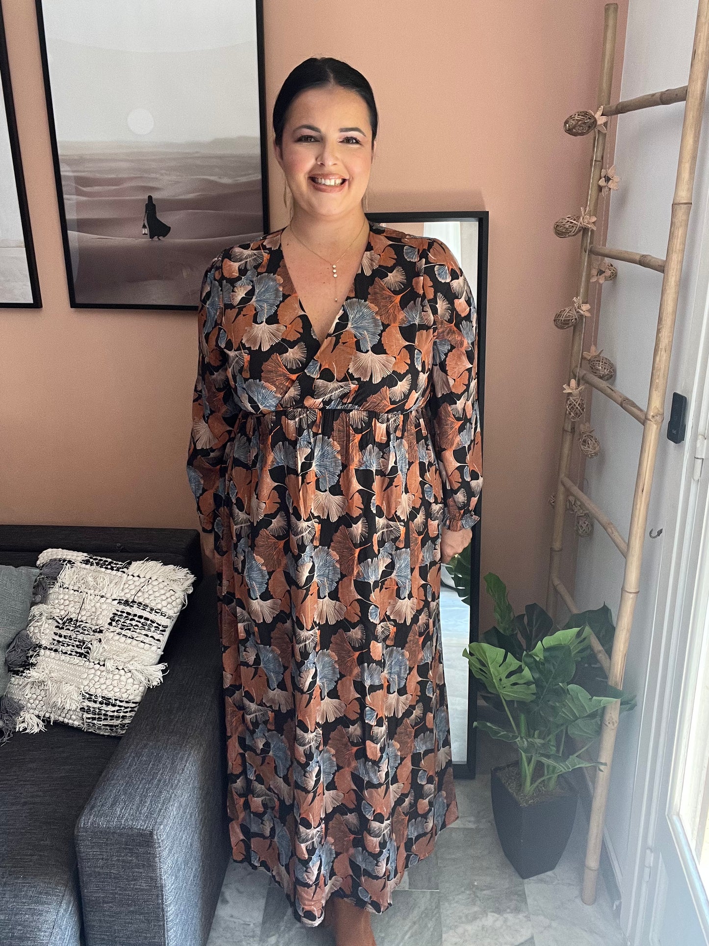Robe Victoria marron