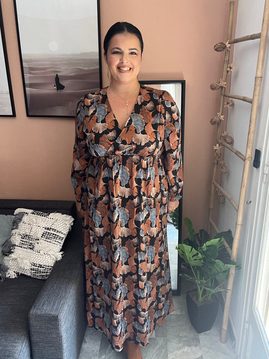 Robe Victoria marron