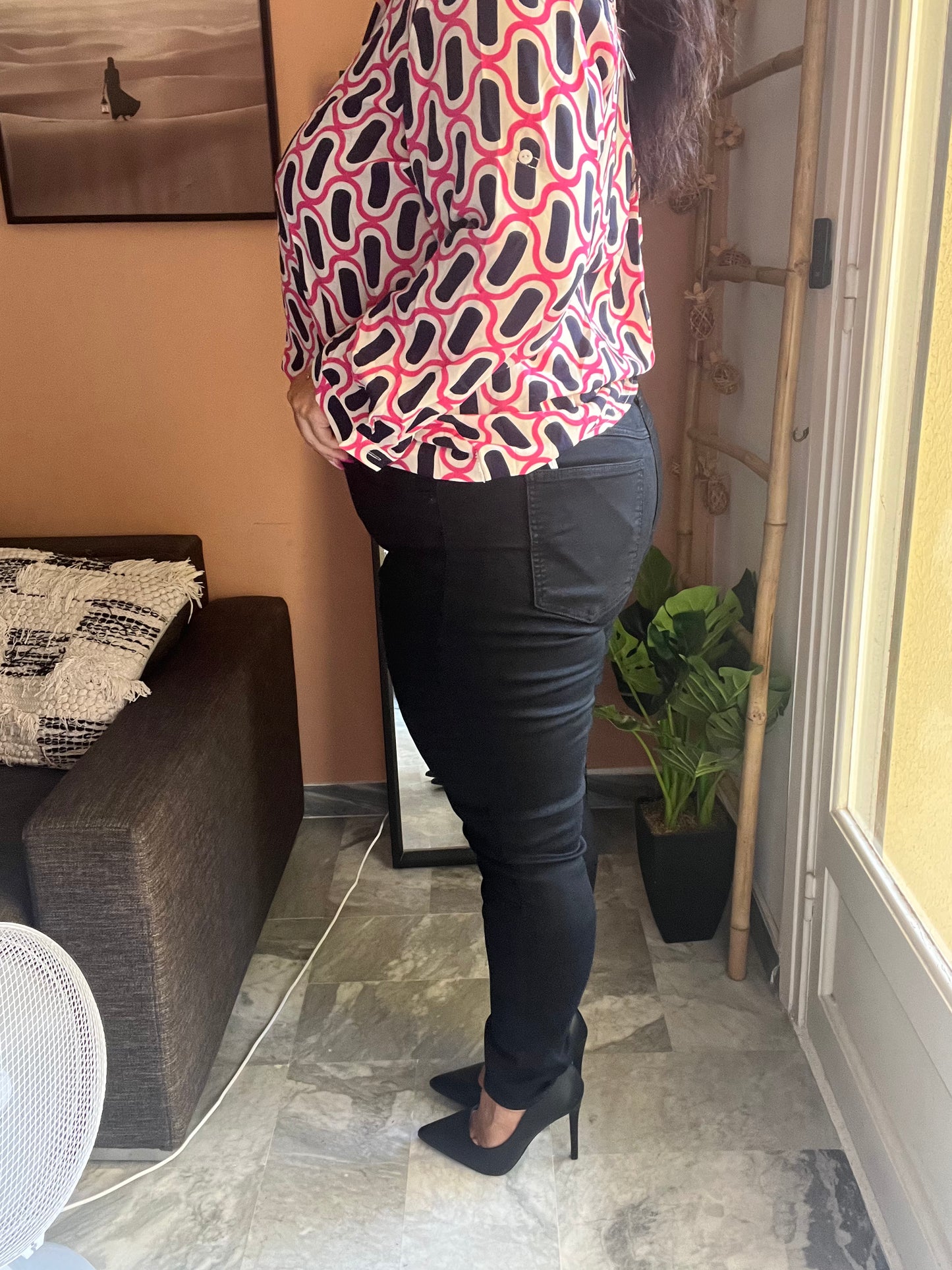 Jean noir grande taille