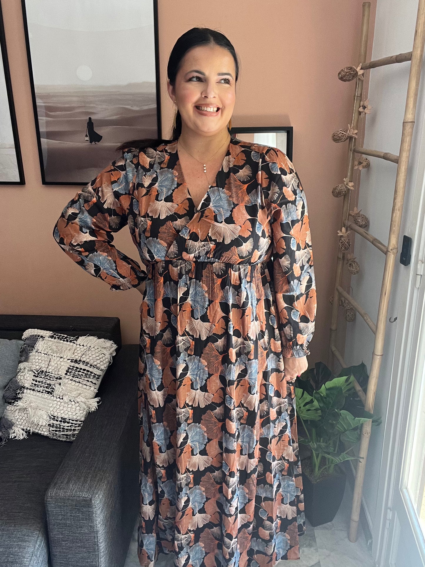 Robe Victoria marron