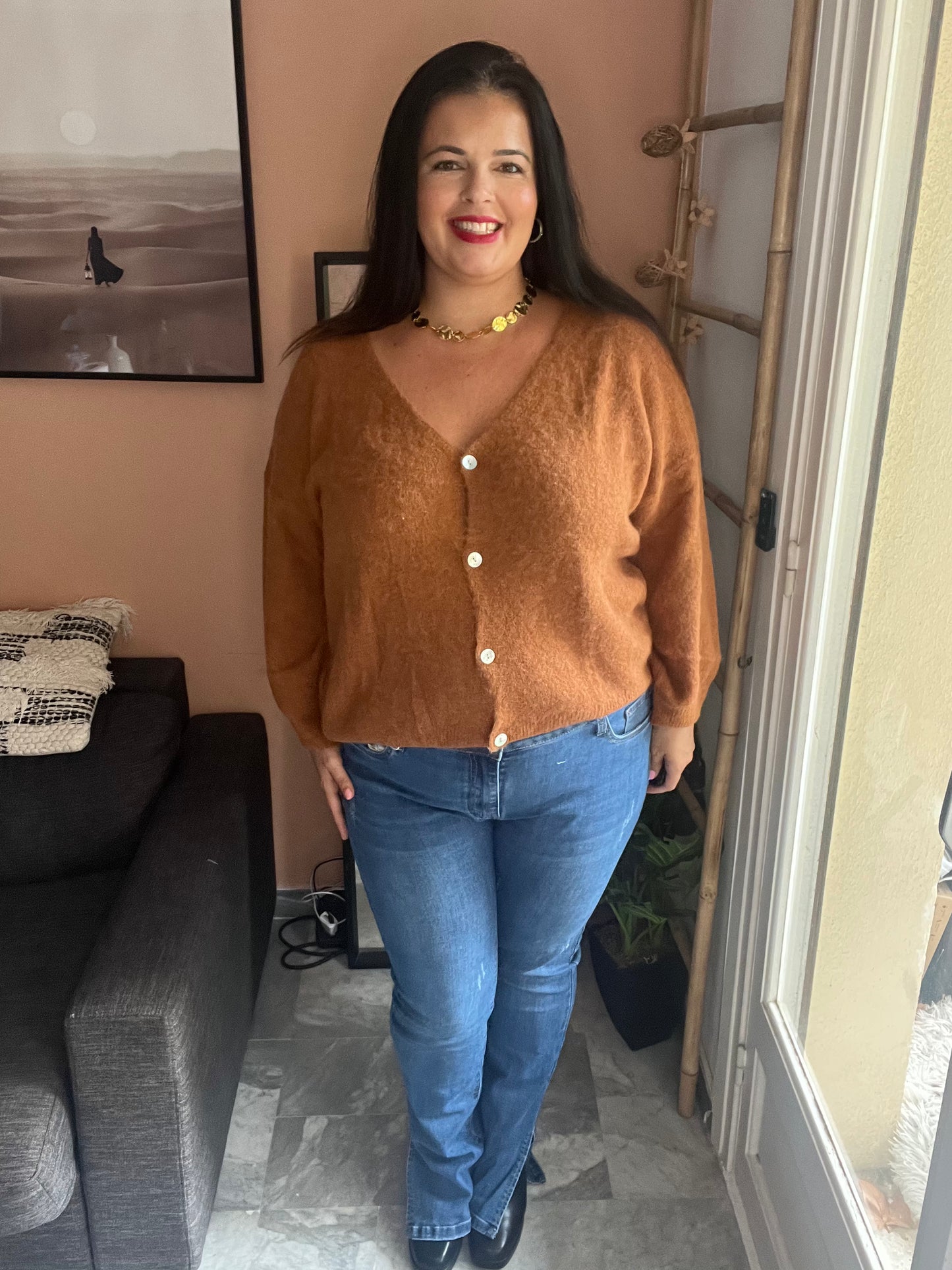 Gilet camel