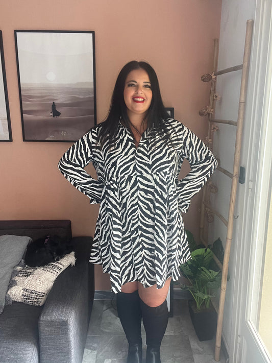 Robe rayée
