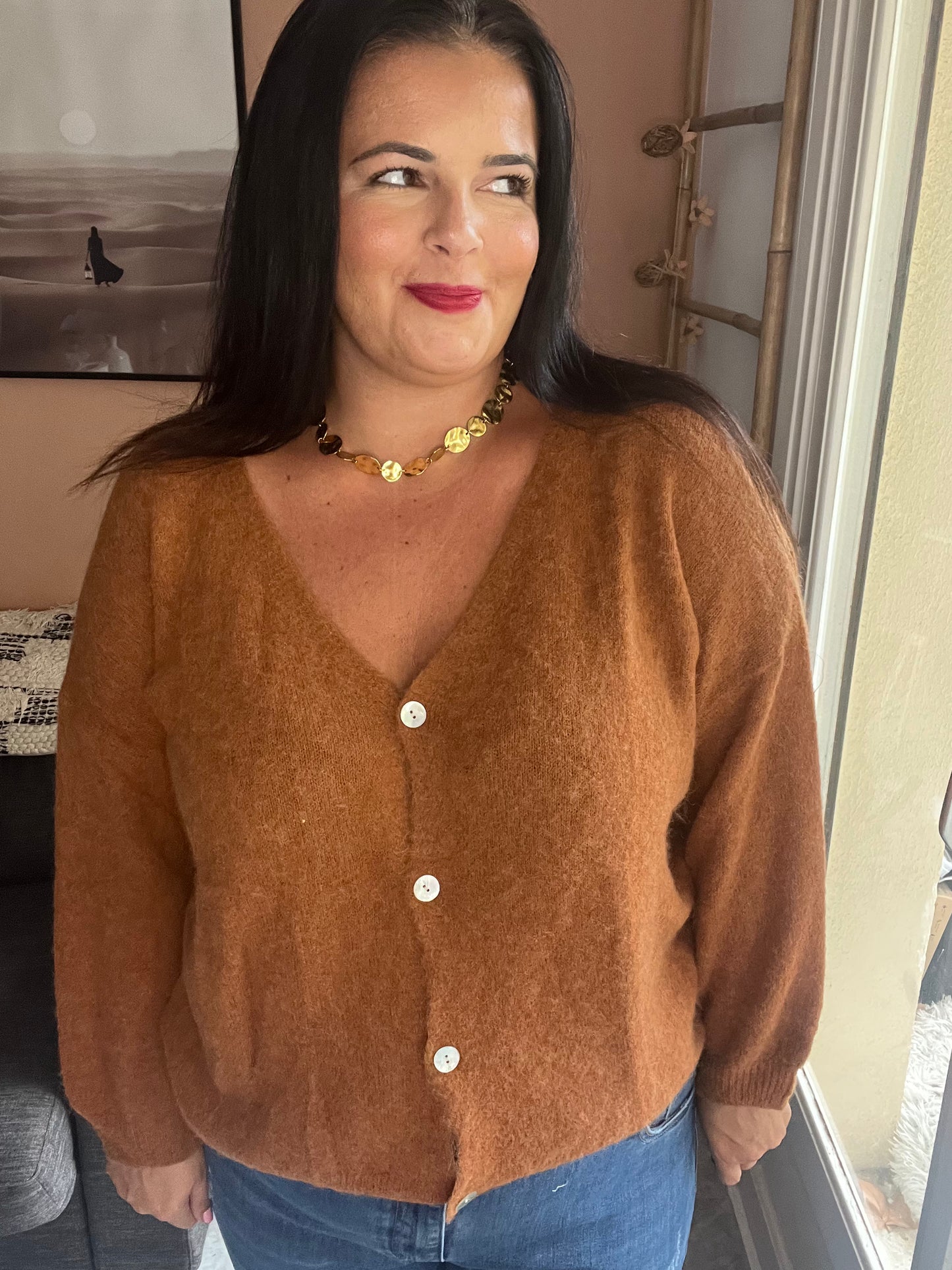 Gilet camel