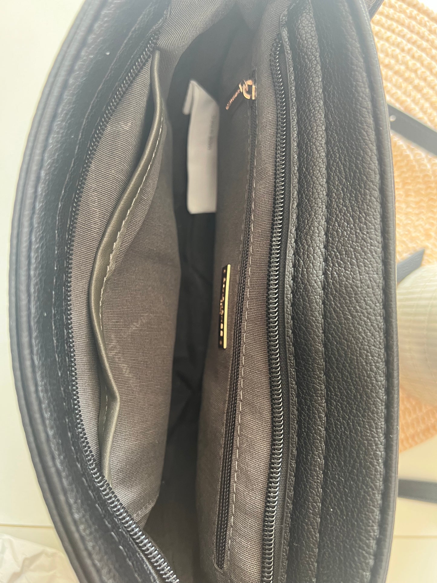 Sac bandoulière David Jones noir